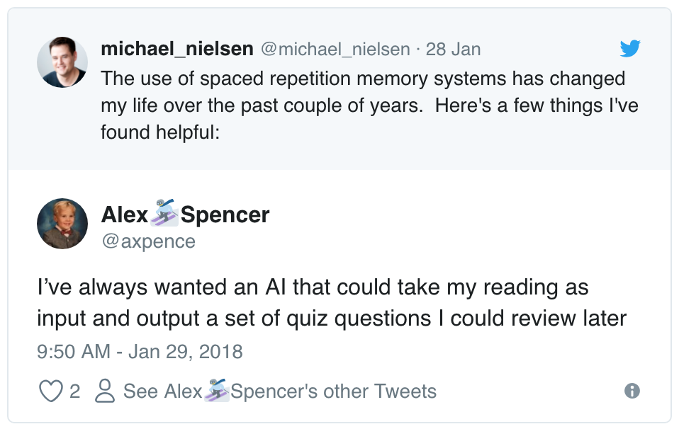 Image of Your Personal AI Quizmaster Tweet